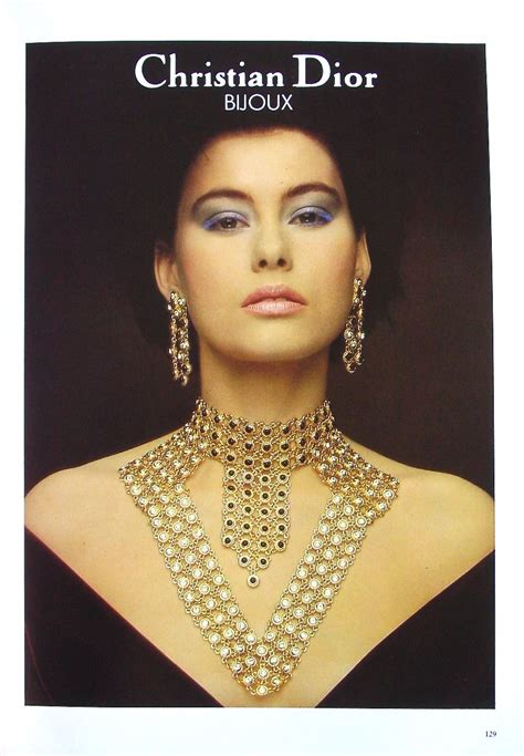 dior black jewelry 1980|80s Vintage Dior Jewelry .